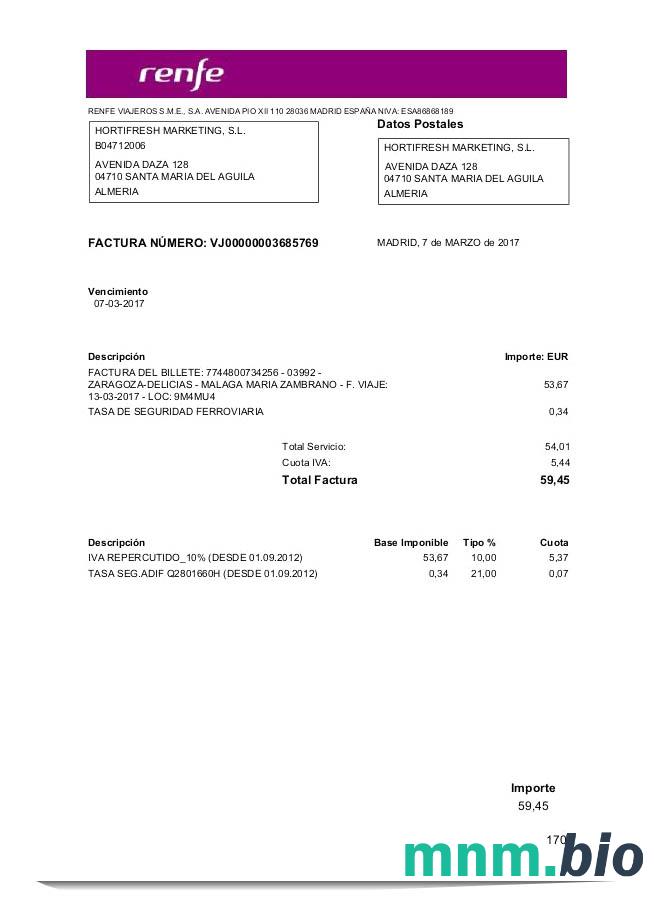 Łotwa Renfe rachunek za media szablon w formacie Word i PDF